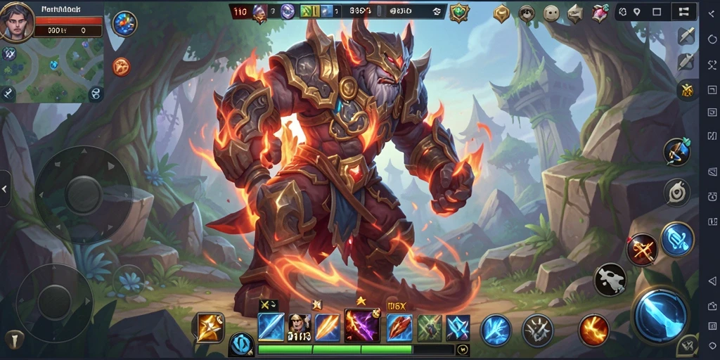 Tampilan gameplay epik dalam dunia MMORPG 116X.