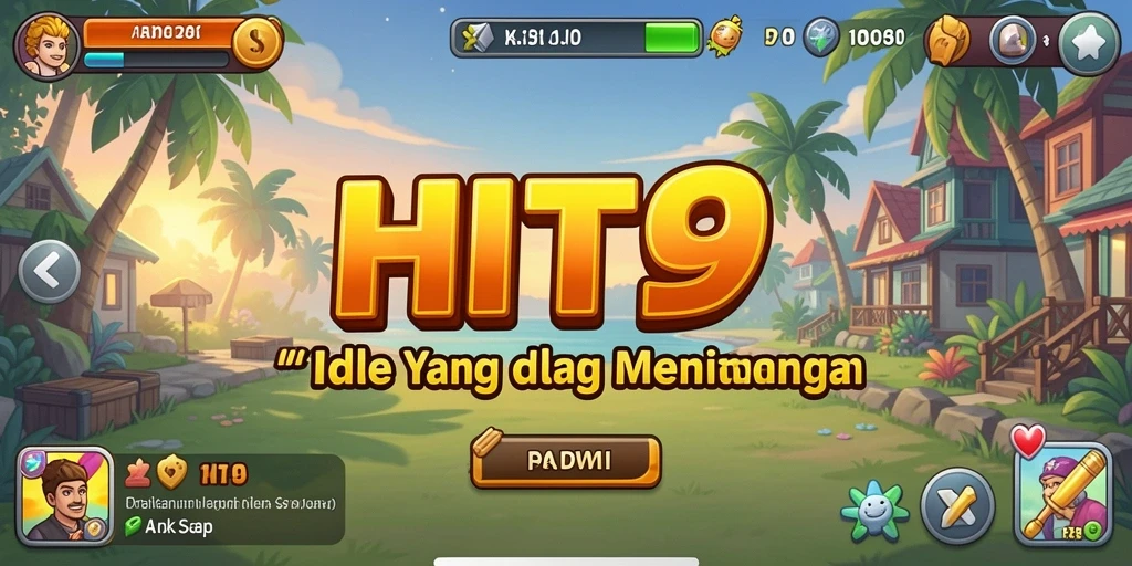 Tangkapan layar gameplay HIT9 yang menunjukkan karakter dalam misi Idle.