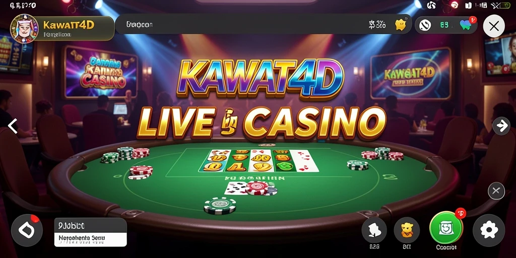 Tampilan gameplay seru dan interaktif di KAWAT4D.