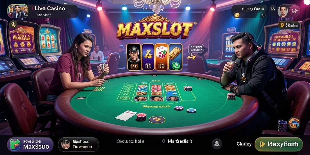 Gameplay menarik dari MAXSLOT di Live Casino dengan dealer langsung.