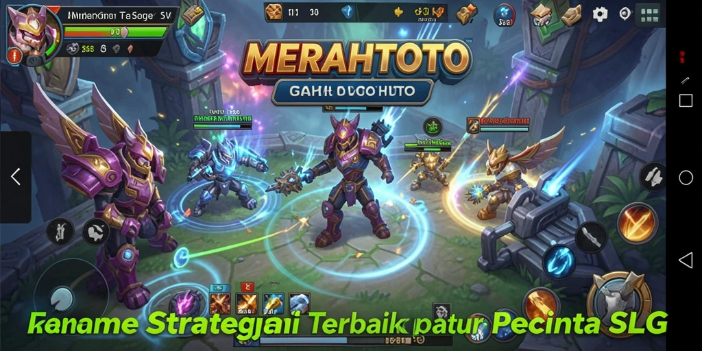 Tampilan gameplay SLG yang menarik di MERAHTOTO.