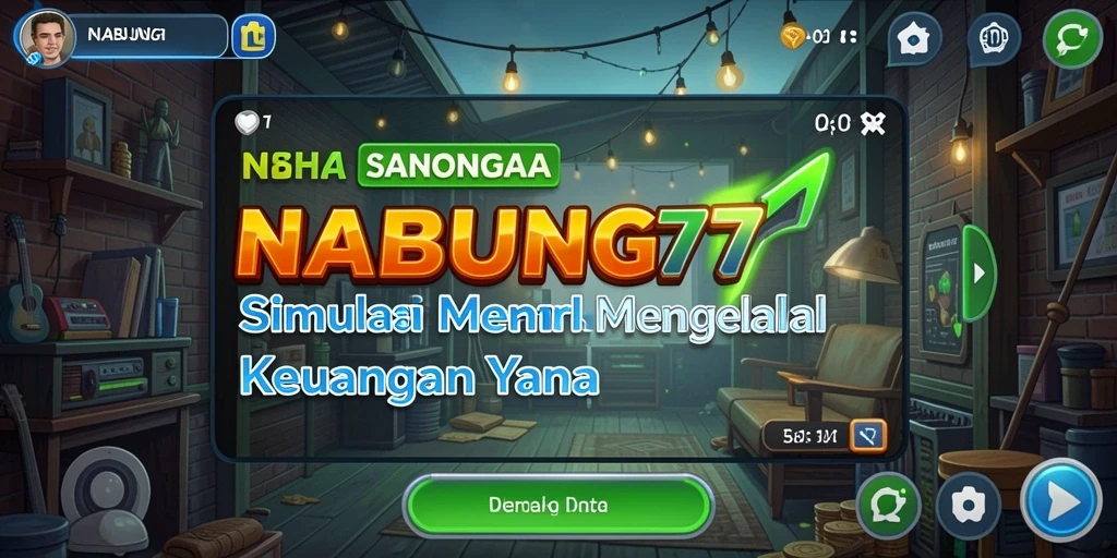 Tampilan gameplay NABUNG77 yang interaktif dan edukatif.