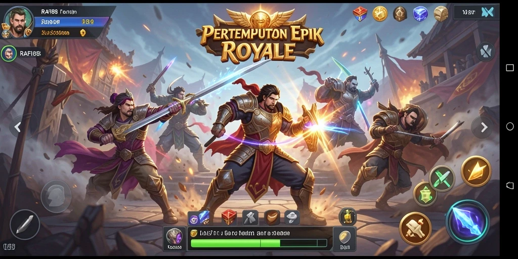 Tangkapan layar utama RAFI88 menunjukkan pertarungan intens dalam Battle Royale.