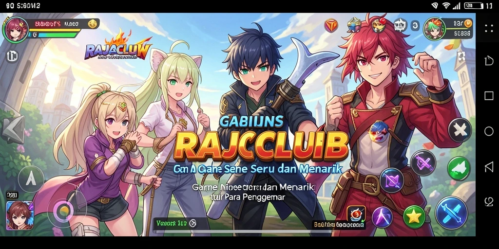 Tampilan gameplay RAJACLUB yang seru dan interaktif penuh aksi.